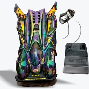 Echo GT2000‎ Silver Fox Remote Control Car Iridescent Vintage Toy Vehicle TESTED